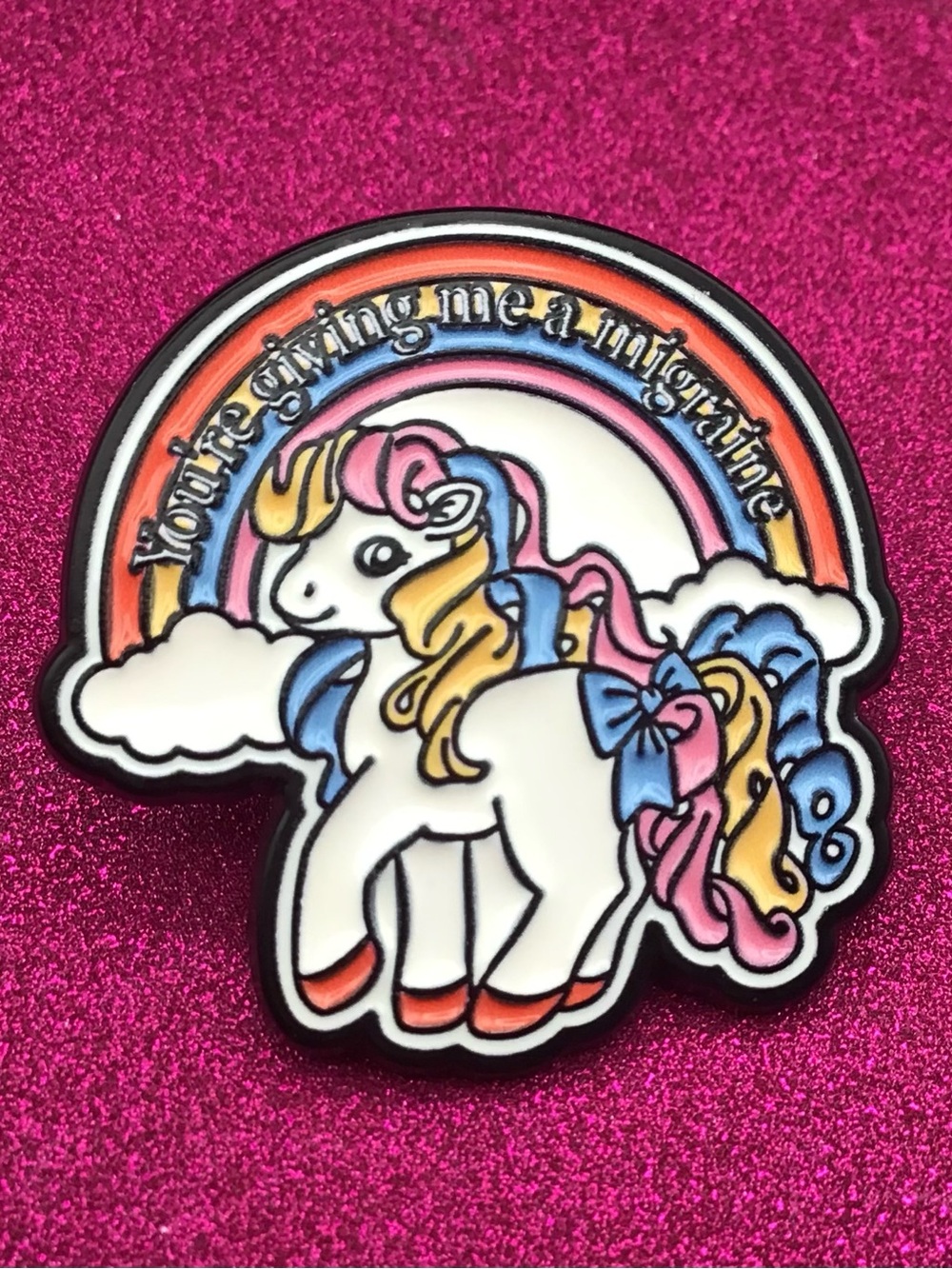 Migraine Enamel Pin